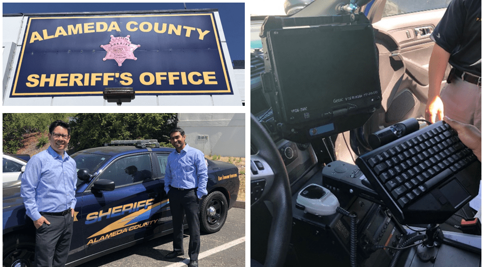 Alameda Sheriffs Dept Police Cars  Rugged Tablet Upgrade Project